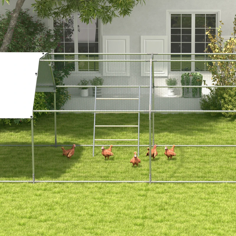 PawHut Chicken Roost for Coop, Jungle Gym Roosting Bar, 55" x 33.75"