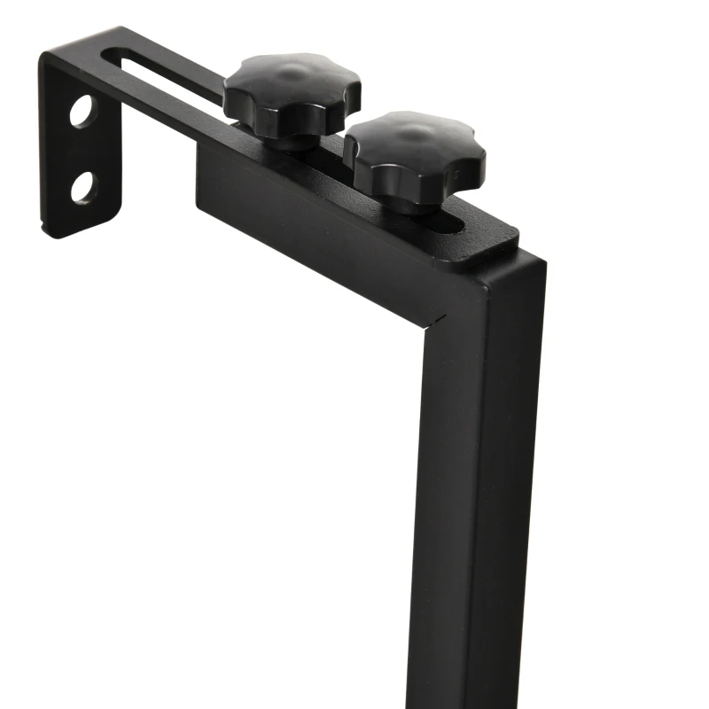 PawHut Wall-Mounted Cat Shelf, Kitten Perch, Kitty Furniture with Breathable Mesh Mat for Relaxing, Sleeping, Black