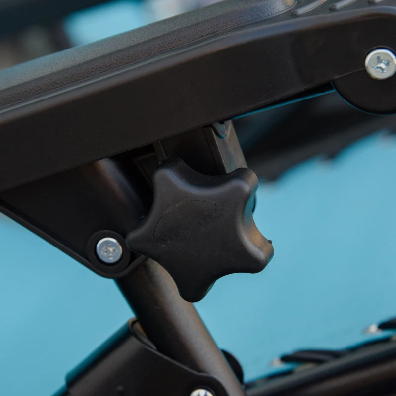 Outsunny 2 Piece Foldable Lounge Chair with Canopy Shade, Outdoor Zero Gravity Chair w/ Side Tray & Cup Holder, Reclining Lounger w/ Breathable Mesh Fabric Seat, Pillow, Sky Blue