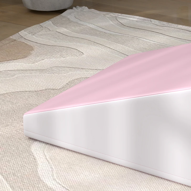 Soozier 2-Piece Climb and Crawl Activity Soft Play Set, for Toddler Preschooler Babies Indoor, Purple