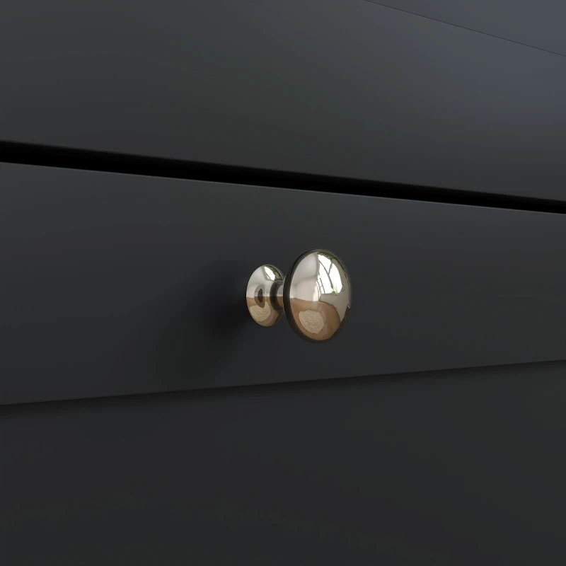 HOMCOM Slim Shoe Storage Cabinet, Modern Shoe Cabinet with 2 Flip Drawers and Adjustable Shelves for 8-12 Pairs, Black