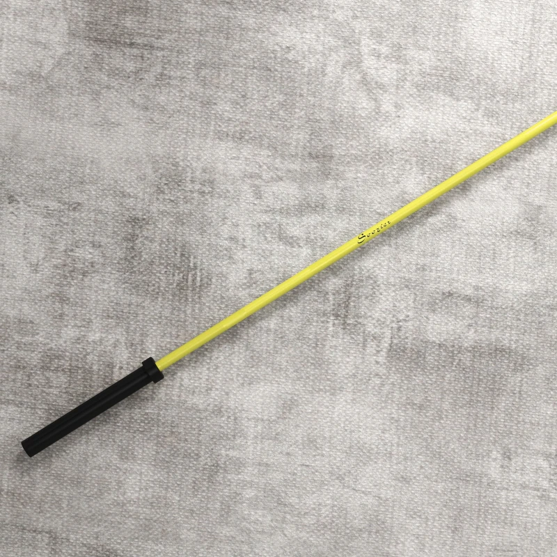 Soozier 7.2ft Weight Bar, Olympic Bar with Rotating Sleeves, Non-Slip Knurling Grip, 1500lbs Weight Capacity, Yellow