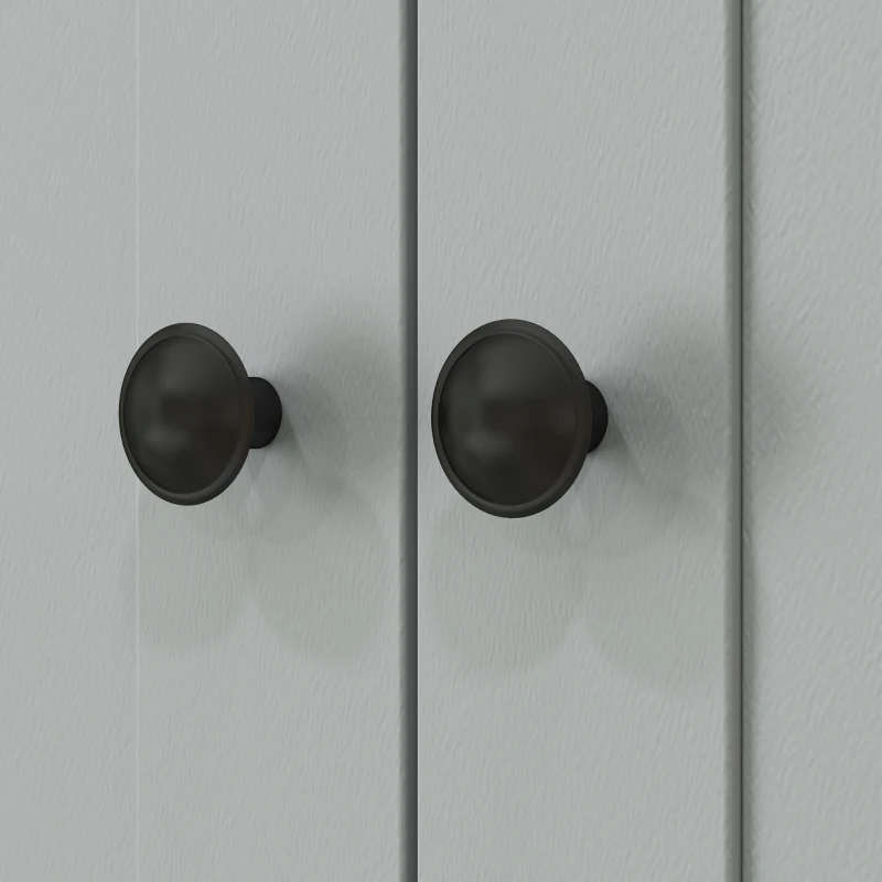 HOMCOM 72.5" Kitchen Cabinet, Pantry Storage Cabinet with Doors and Shelves, Freestanding Food Pantry Cabinet, Gray