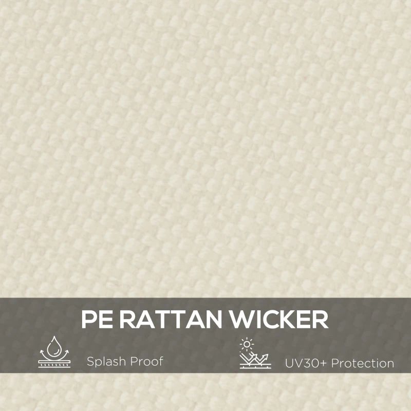 Pergola Canopy Replacement, Pergola Shade Cover for 10' x 10' Pergola (Outsunny 84C-038 Series), Beige