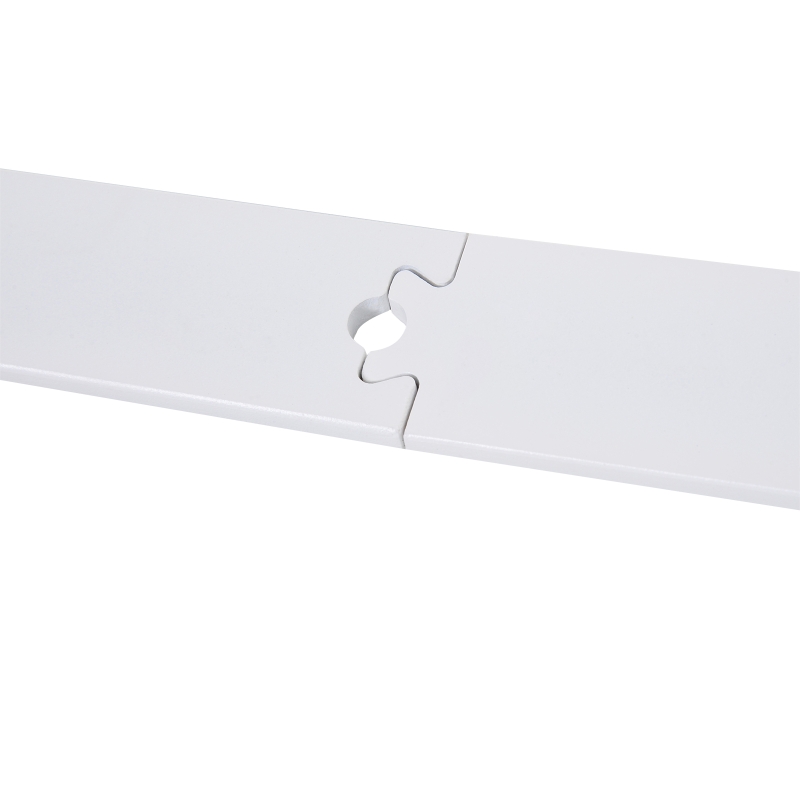 HOMCOM 6FT Sliding Barn Door Track Kit, Heavy Duty Barn Door Hardware Kit, Fit 36" Wide Door Panel (T Shape), White