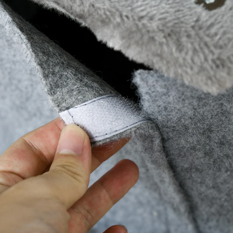 PawHut 59" Cat Tree with Scratching Posts, Self Groomer, Scratching Pad, Large Cat Tower for Indoor Cats with Hammock, Bed, House, Toys, Grey