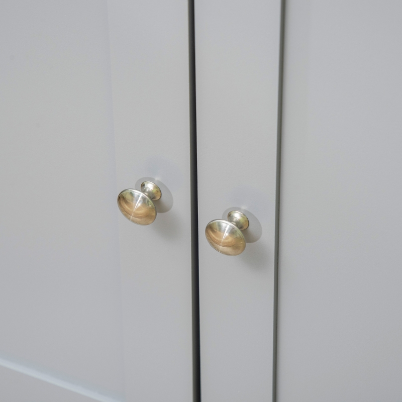 PawHut Modern Cat Litter Box Enclosure with Adjustable Partition for Customizable Space, Cat Washroom End Table for Indoor Cats with Hidden Storage Cabinet Space, Dark Gray