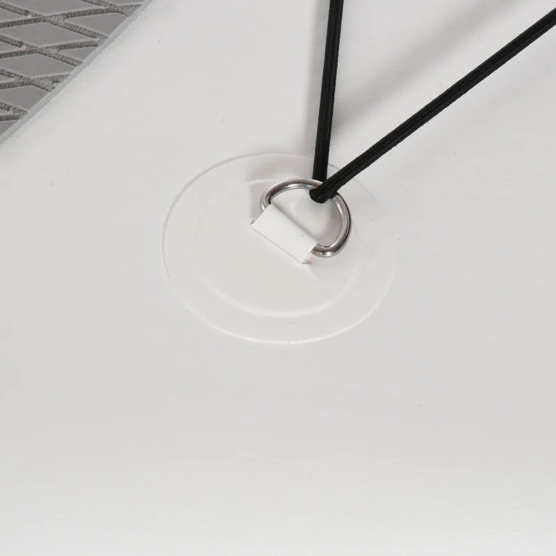 Soozier Inflatable Paddle Board, 10'×31.5"×6" Stand Up Paddle Board, Lightweight & Foldable w/ ISUP Accessories & Carry Bag, Aluminum Paddle, Fix Accessories Set, Air Pump, Leash