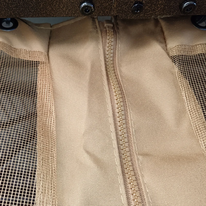 Outsunny 10' x 10' Hardtop Gazebo with Curtains and Netting, Permanent Pavilion Metal Single Roof Gazebo Canopy with Aluminum Frame and Hooks, for Garden, Patio, Backyard, Light Brown