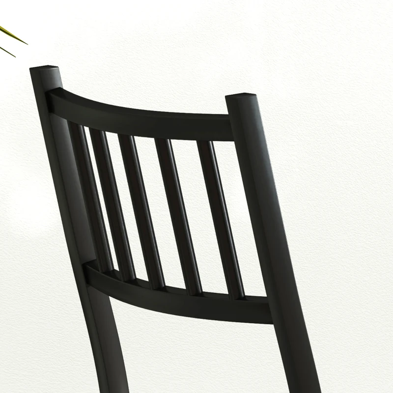 HOMCOM 3-Piece Small Dining Table Set for 2, Kitchen Table and Chairs with Storage Rack and Steel Frame, Gray