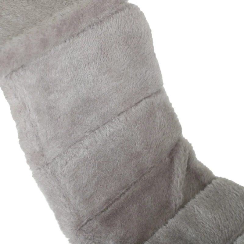 PawHut 3PCs Cat Wall Shelves w/ Scratching Post, Perches, Steps, Ladder, Light Grey