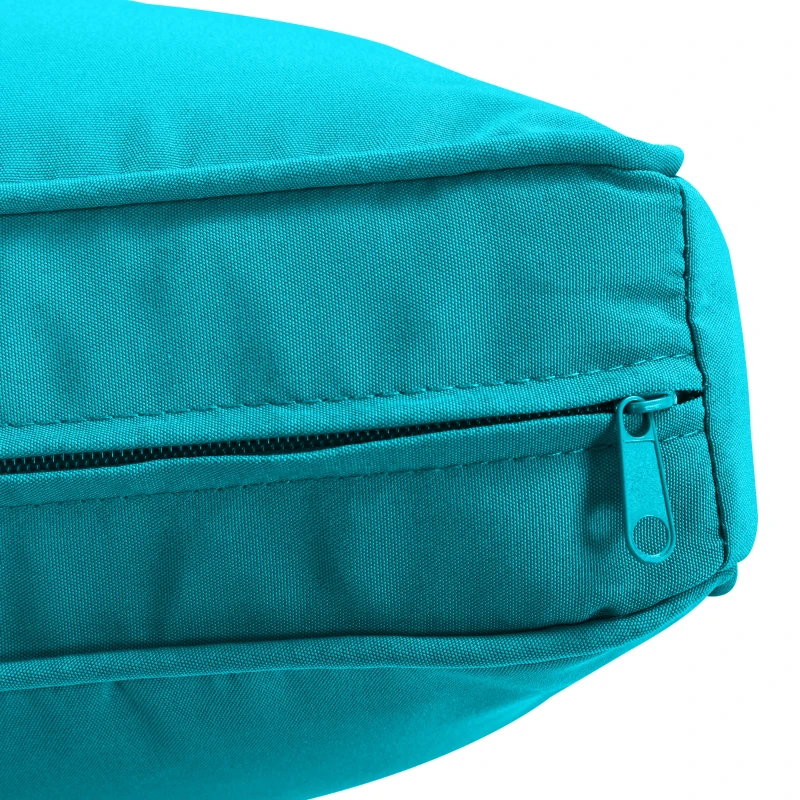 Outsunny Outdoor 14pc Patio Rattan Sofa Set Cushion Polyester Cover Replacement Set - No Cushion Included Light Blue