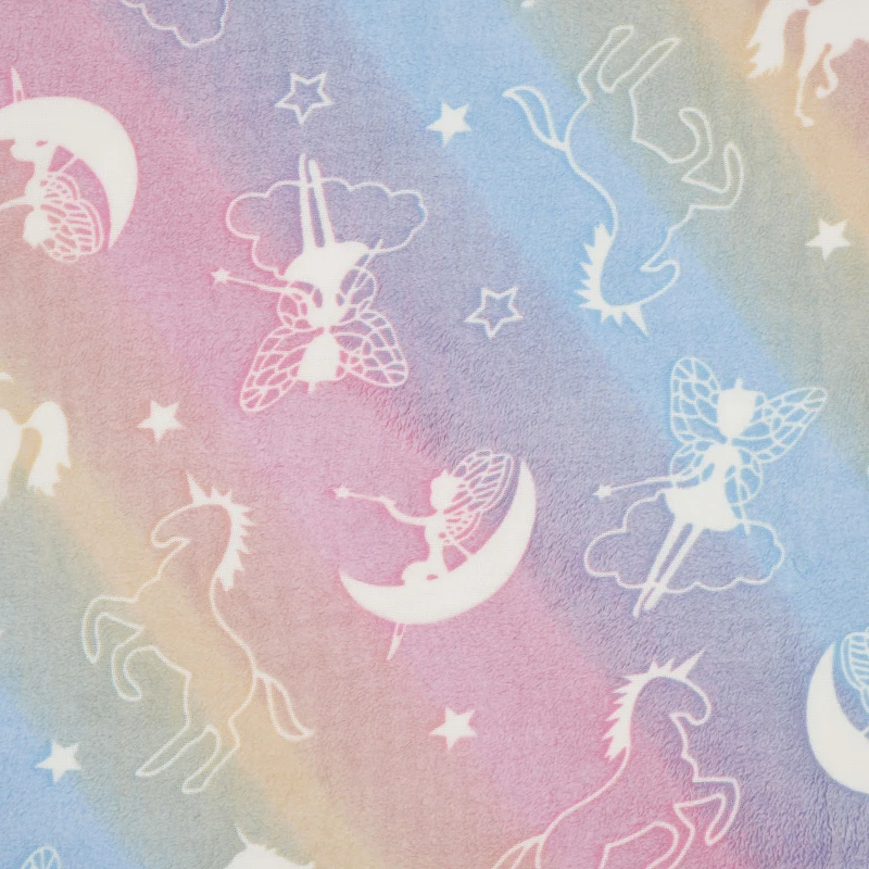 Qaba Kids Sofa with Glowing Fairy Design for 18-36 Months, Multicolor