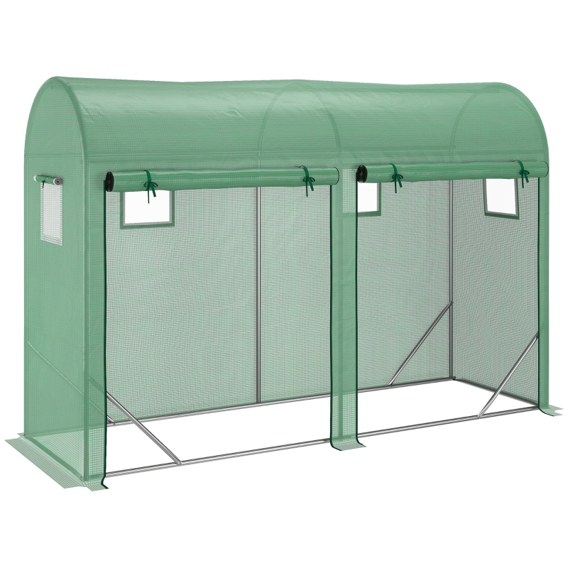 ①サウナテントQuadrangular Greenhouse Amerlife Cedarview Tunnel Greenhouse Walk-in Tunnel