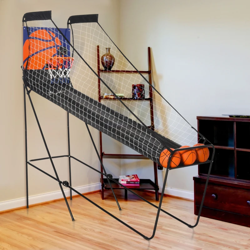 Soozier Basketball Hoop Arcade Game with Electronic Score Board for 1 to 2 Players