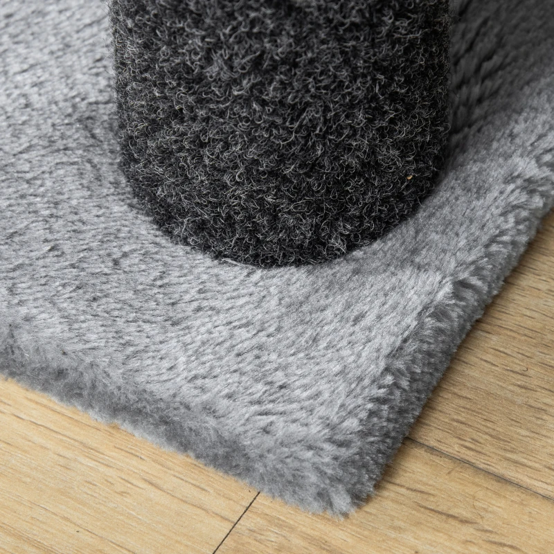 PawHut Cat Tree, Cat Tower Cat Stair Steps with Scratching Post, Hanging Play Ball for High Bed, Sofa, Indoor / Outdoor