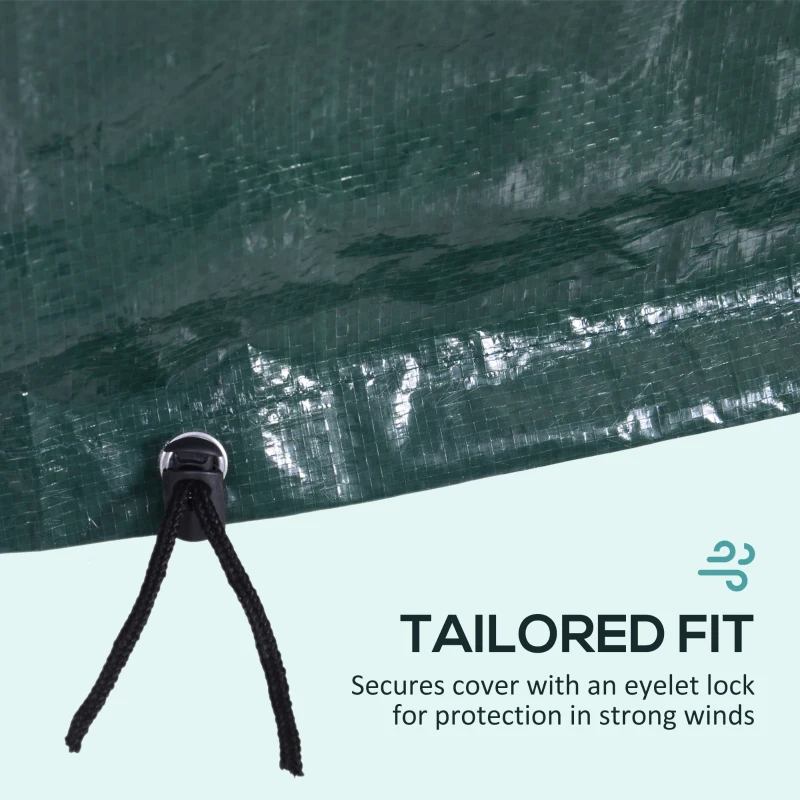 Outsunny Large Patio Furniture Covers, Outdoor Furniture Covers, Garden Set Protector Waterproof Anti-UV Protection, Dark Green 92.5" x 74.8" D x 35.4"