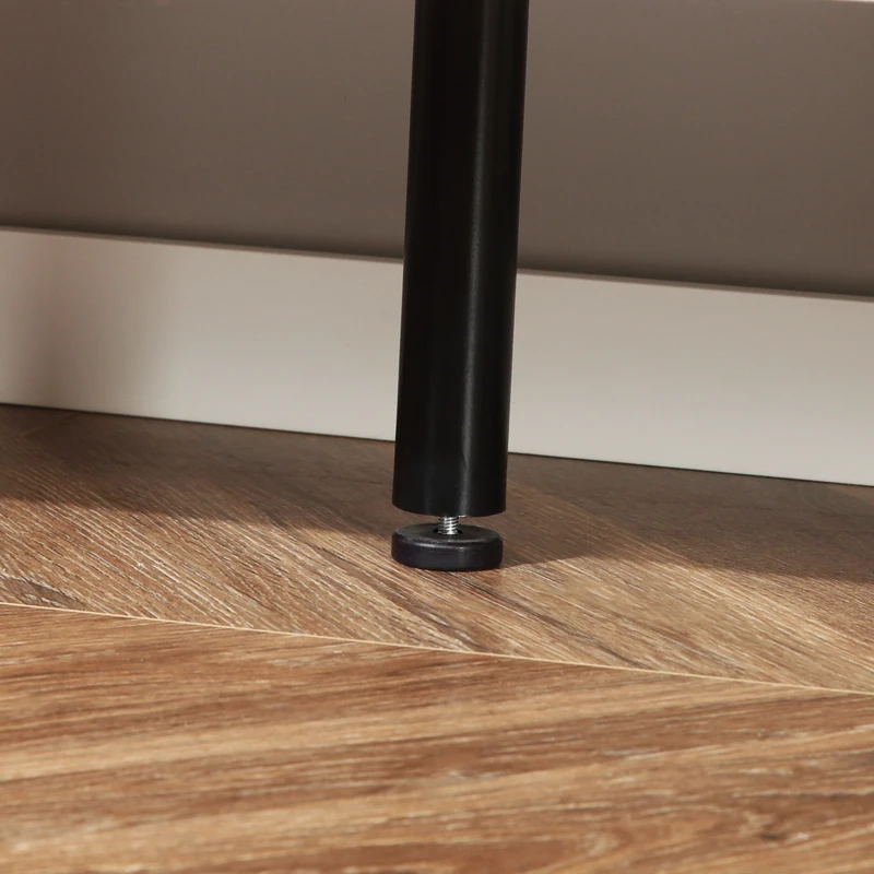 HOMCOM Modern Sideboard, Buffet Cabinet, Console Table with Adjustable Shelves, Anti-Topple Design, and Large Countertop, Natural