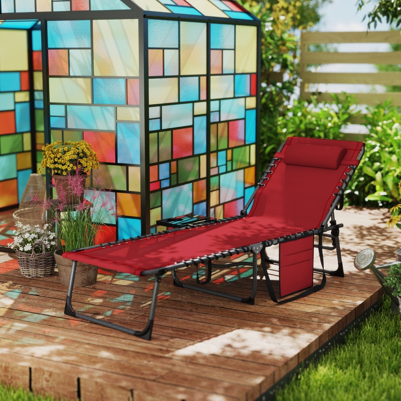 Pool Chairs Lounge Outsunny Chaise Lounge Chair For Outdoor, Patio