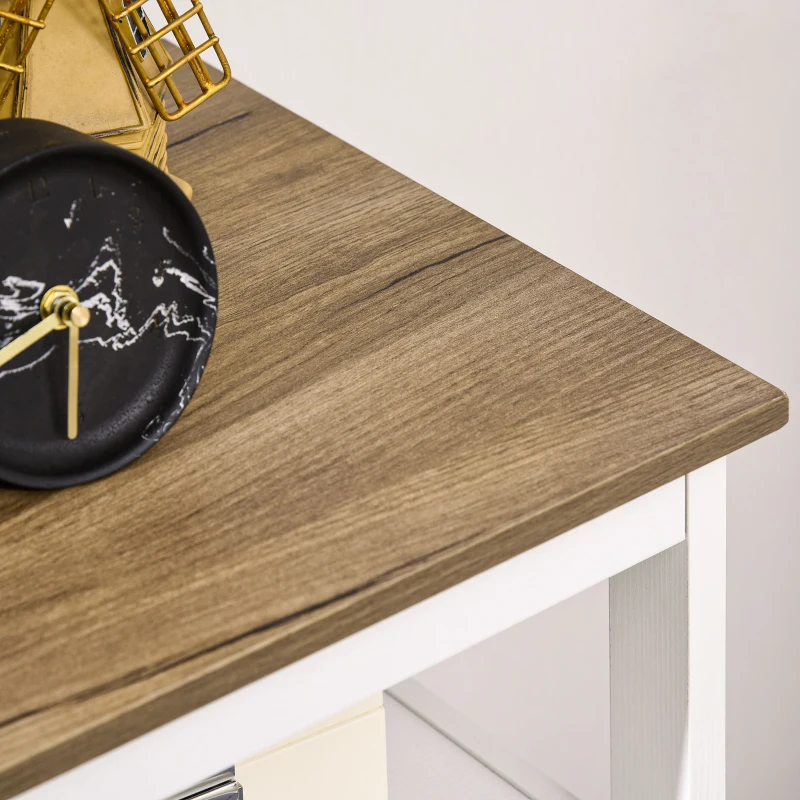 HOMCOM Storage Cabinet, Freestanding Sideboards and Buffets with Doors, Drawer for Dining Room, Living Room, Bedroom