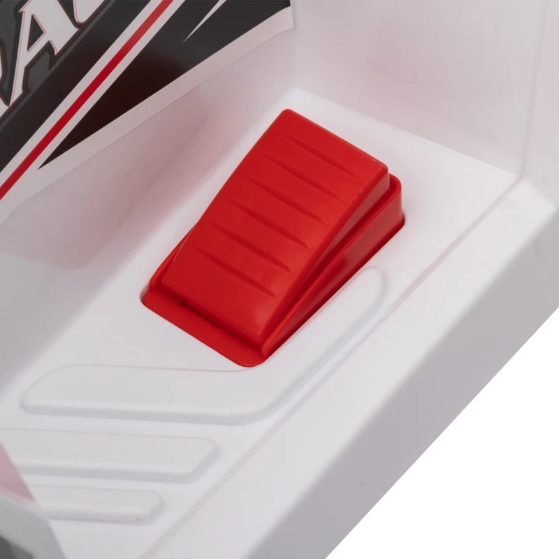 Aosom 6V Electric Toy Car with Back Trailer, Forward Backward, Wear-Resistant Wheels for Ages 18-36 Months, White