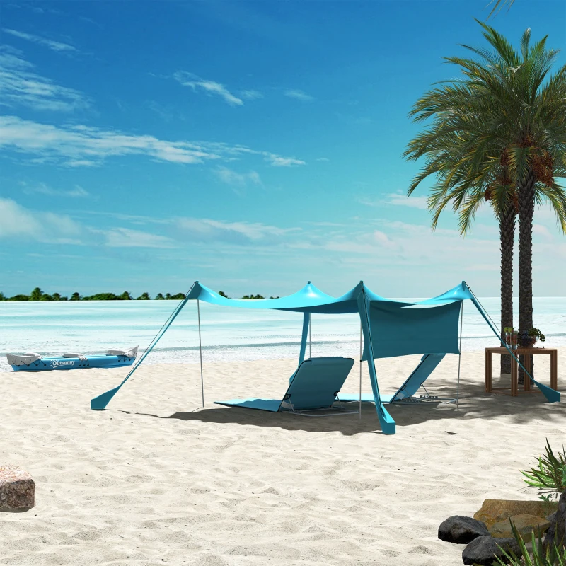 Outsunny 2-Person Inflatable Kayak, Foldable Inflatable Fishing Boat Canoe Set With Air Pump, Aluminum Oars, Blue