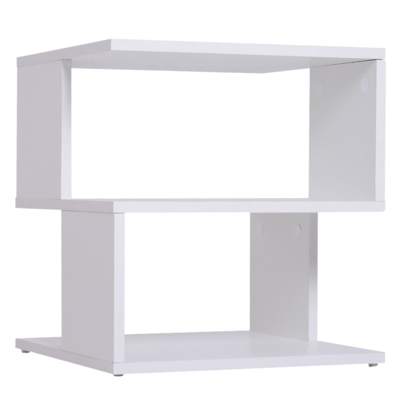Light Nightstand - Slim Bedside Stand for Small Spaces