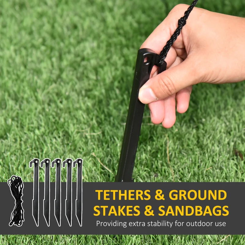 HOMCOM 6 Ft Tall Nutcracker Toy Soldier Outdoor Lighted Airblown Inflatable Christmas Lawn Decoration