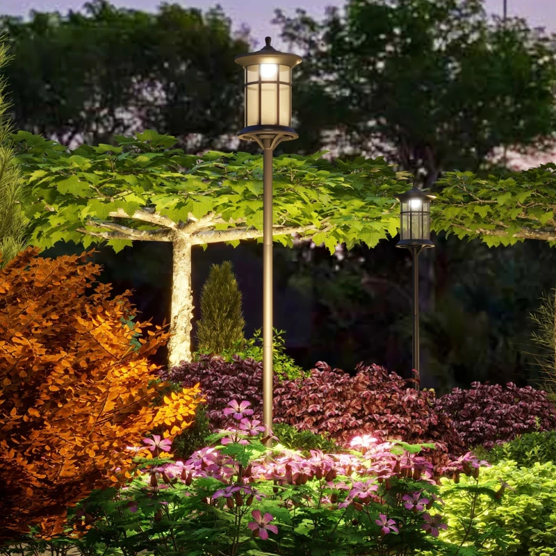Outsunny 72" Solar Post Light, Cool White LED Outdoor Lamp, Waterproof IP44 for Patio, Garden, Backyard, Pathway