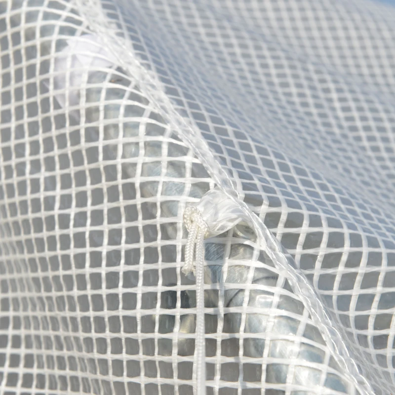 Outsunny 26' x 10' x 6.6' Large Walk in Tunnel Greenhouse Garden Plant Seed Green House Premium Steel Frame