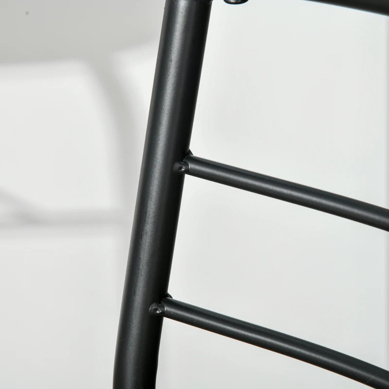 HOMCOM Dining Table Set of 3, 31.5" Kitchen Table and Chairs Set for 2 with Shelf, for Small Space, Dining Room, Living Room