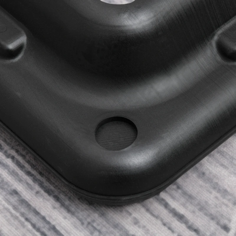 Soozier 43" Adjustable Aerobic Platform Stepper 3 Level with Risers 4” 6” 8” Cardio Fitness Trainer Workout Step Home Gym Exercise, Black Green