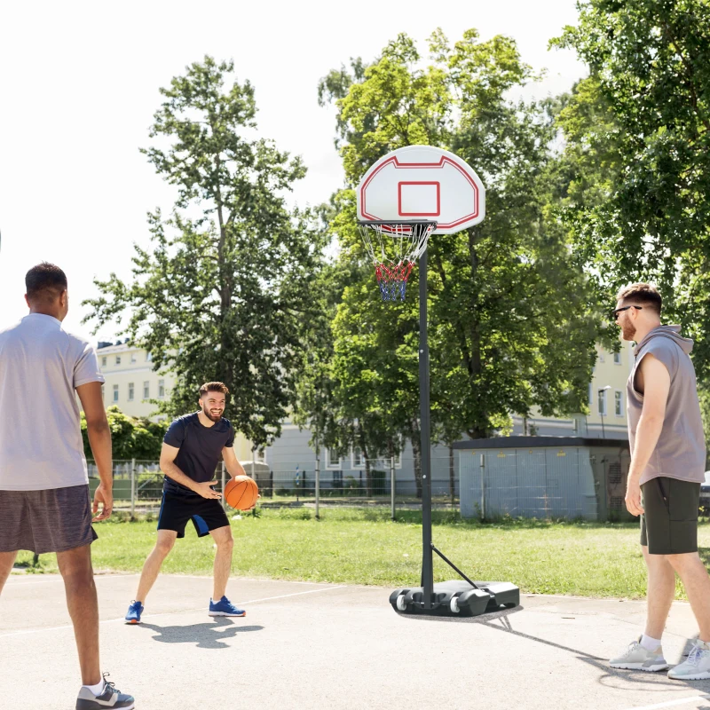 Soozier Portable Kids Basketball Hoop with Wheels