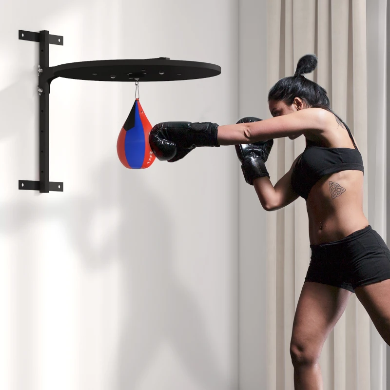 Soozier Wall Mounted Speed Bag Platform, Height Adjustable Punching Bag Training Kit