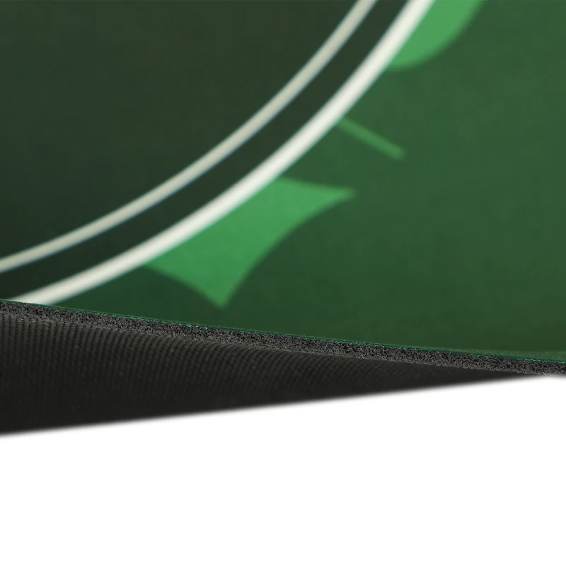 Soozier Poker Table Top Poker Mat for 6 Player, Green