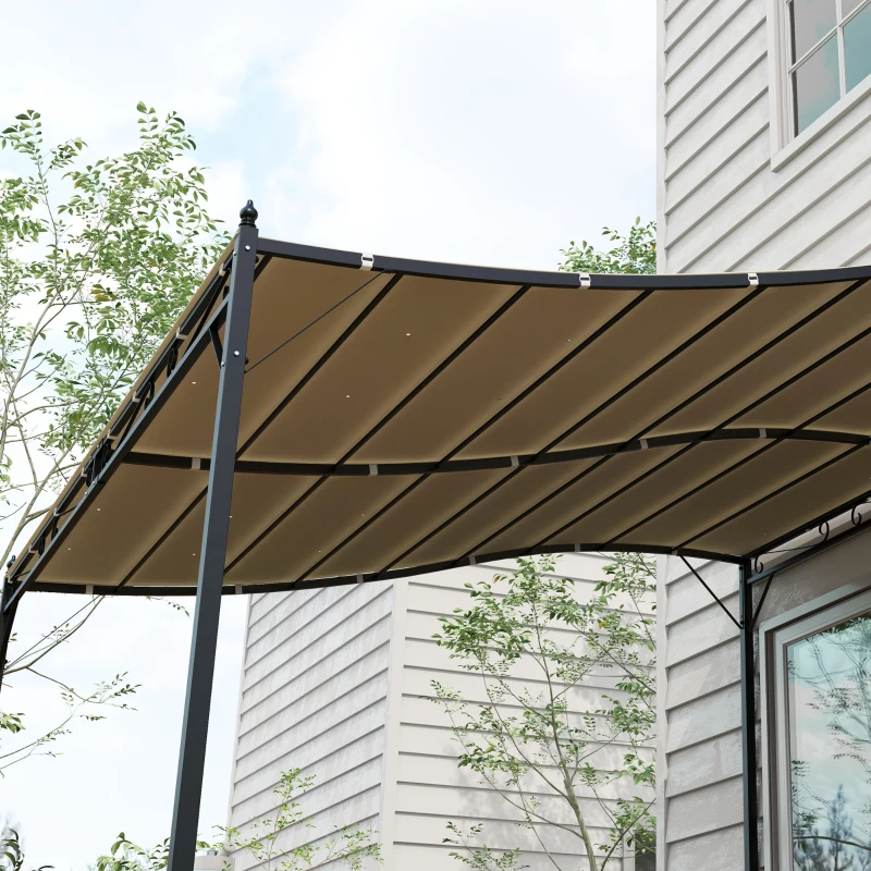 Pergola Canopy Replacement, Pergola Shade Cover for 10' x 10' Pergola (Outsunny 84C-038 Series), Beige