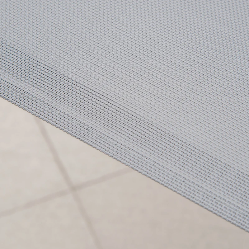 Outsunny Set of 4 Outdoor Dining Chairs, Heavy Duty Stackable Patio Dining Set with Armrests for Balcony Garden, Dark Grey