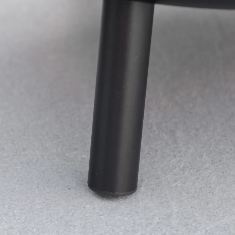 Outsunny 23" Round Outdoor Fire Pit, Portable Firepit Fireplace with Support Legs for Garden, Patio, Camping, Bonfire, Black