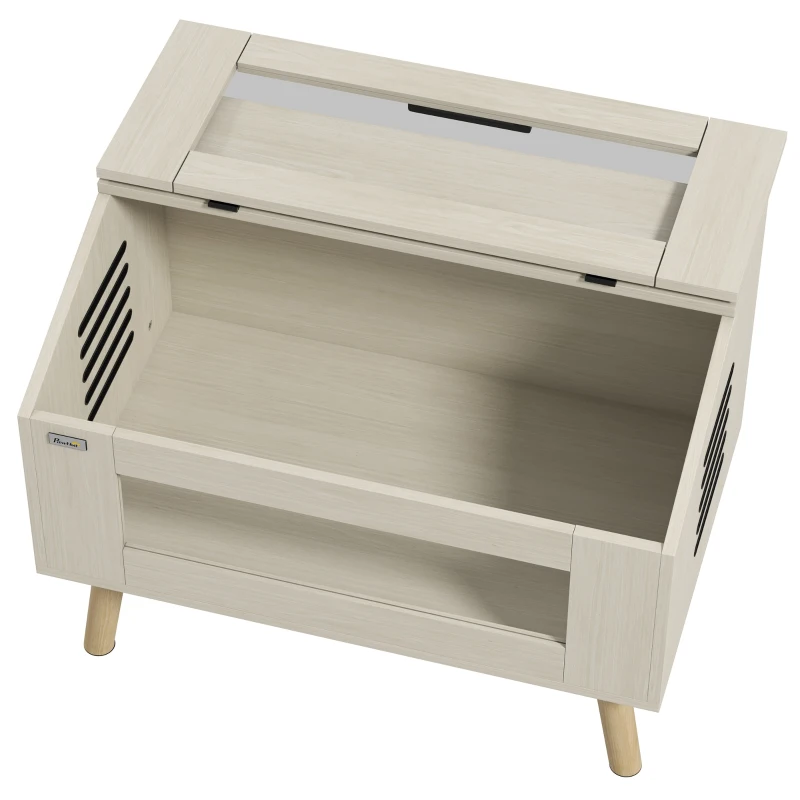 PawHut 29 Gallon Reptile Terrarium, Top Opening Reptile Tank w/ Ventilations for Snakes Lizards Horned Frogs Chameleons