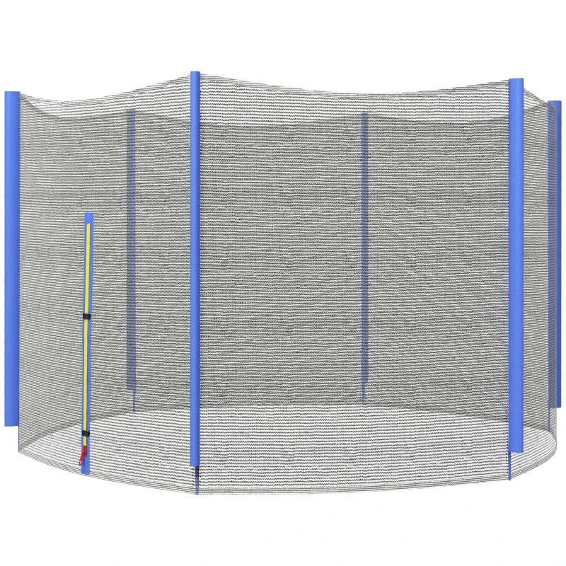 Soozier Trampoline Net Enclosure, Trampoline Netting Replacement with Zippered Entrance for 8ft Round Trampoline