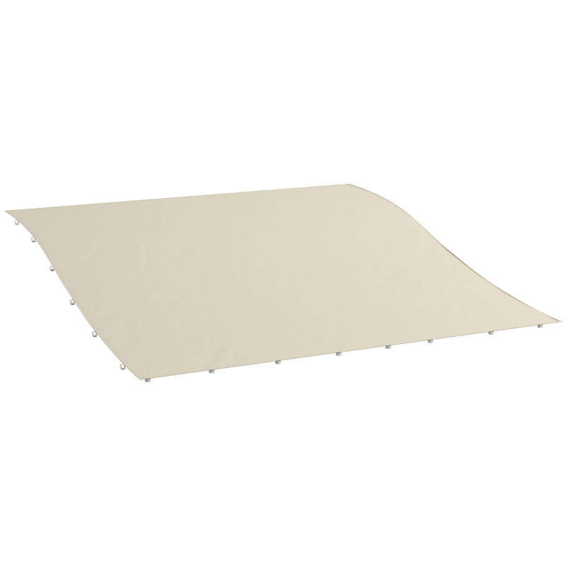 Pergola Canopy Replacement, Pergola Shade Cover for 10' x 10' Pergola (Outsunny 84C-038 Series), Beige