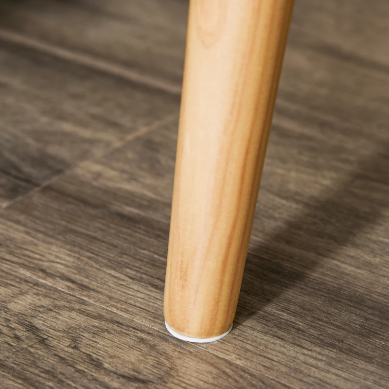 HOMCOM Nordic Bedside Table, Side End Table with 2 Drawers for Bedroom, 15.7"W x 11.8"D x 21.9"H, White