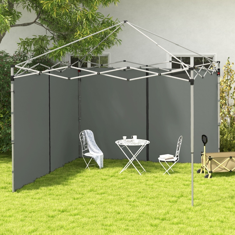 Outsunny 10' x 20' or 10' x 10' Pop Up Canopy Sidewalls, 2