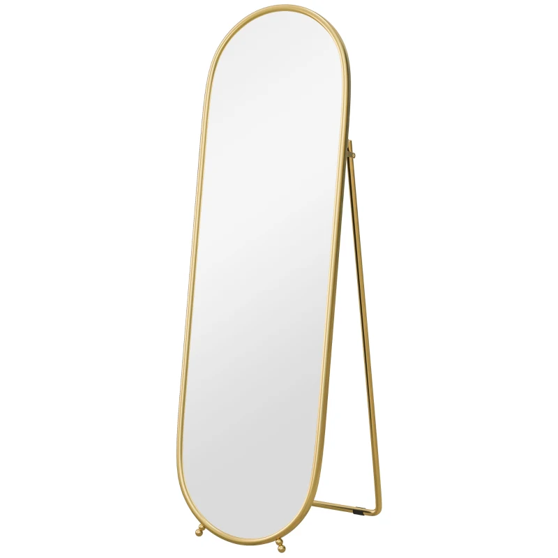 HOMCOM Full Length Mirror for Bedroom, Free Standing Dressing Mirror, Tall Mirror for Living Room, 20" x 63"
