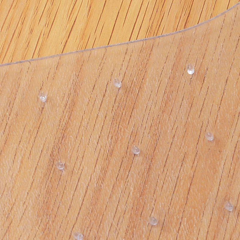 HOMCOM 35x47Inch Floor Lipped Office Chair Mat Protective Carpets Floor Cover for Low Pile Carpet Frosted