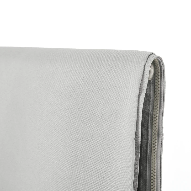 Outsunny Gazebo Replacement Sidewalls 4-Panel Privacy Wall for 10' x 12' Canopy, Outdoor Shelter Curtains Accessories Light Grey