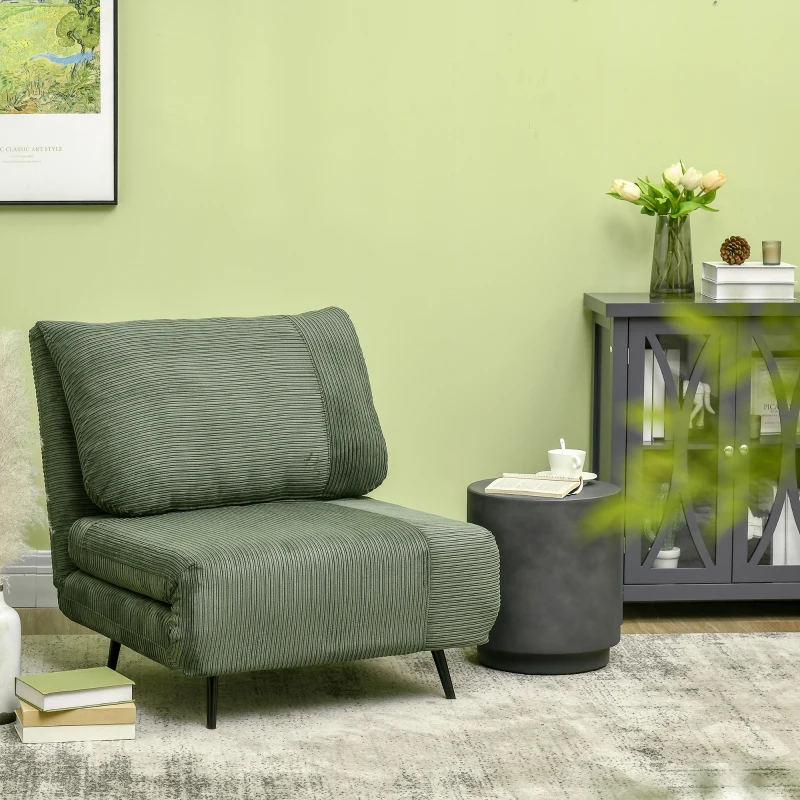 HOMCOM Lightweight Accent Table with Concrete Finish Round Side Table, Dark Gray