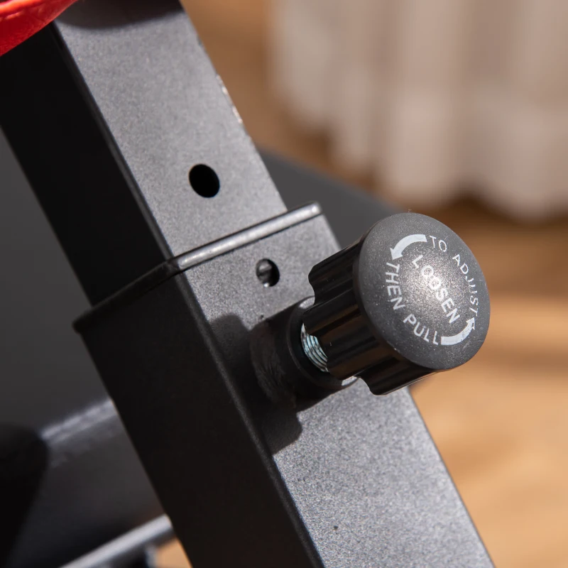 Soozier Adjustable Weight Bench Roman Chair Exercise Training Multi-Functional Hyper Extension Bench Dumbbell Bench Ab Sit up Decline Flat Black and Red