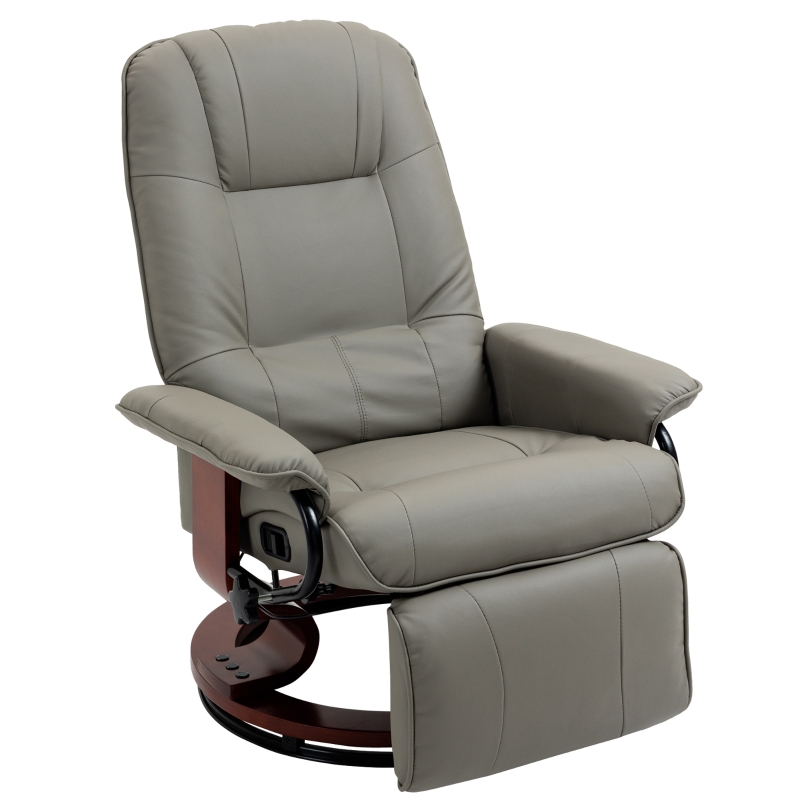 Faux leather swivel armchair online