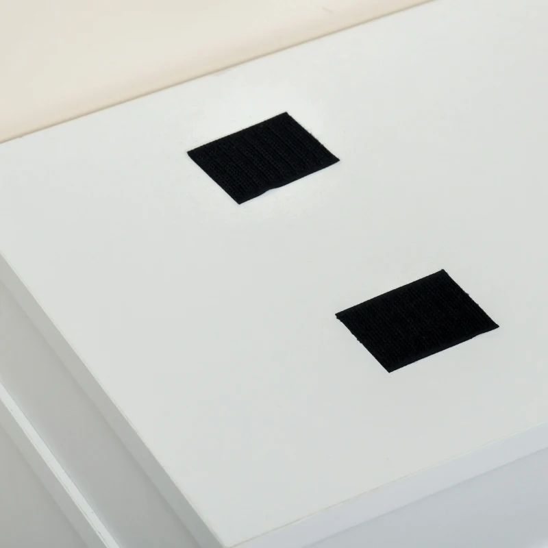 HOMCOM Shoe Bench, Shoe Storage Bench for Entryway, Entrance Bench with Cushion, 2 Flip Drawers and Adjustable Shelf for Hallway, Holds 8 Pairs, White